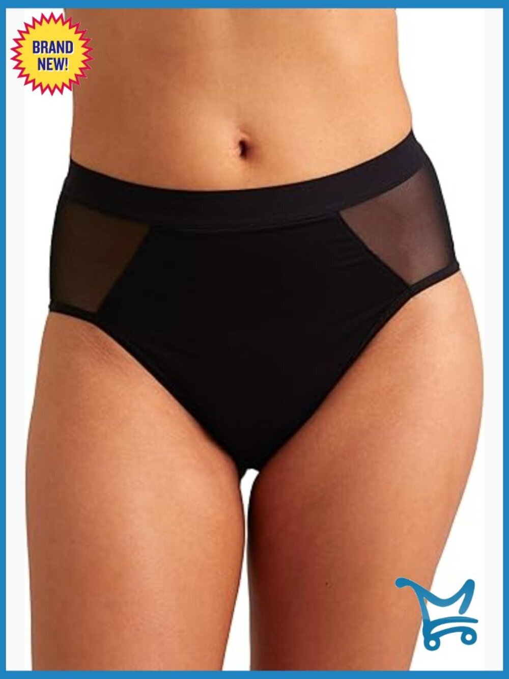 French Cut High Waist Period Underwear Reusable Leakproof Panties